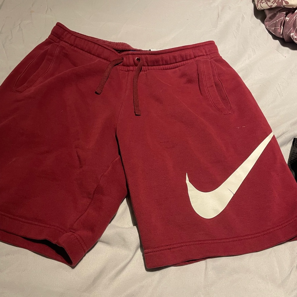 Nike Men's Burgundy Athletic Shorts